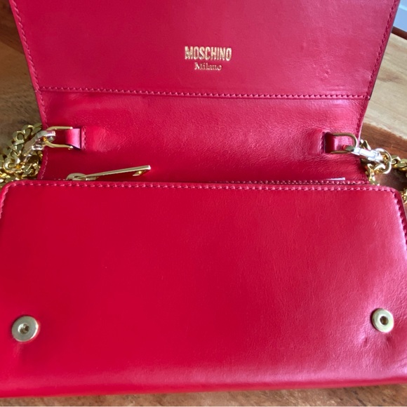 Moschino Logo Chain Clutch, Wallet, Small Bag (limited edition) - Picture 11 of 16